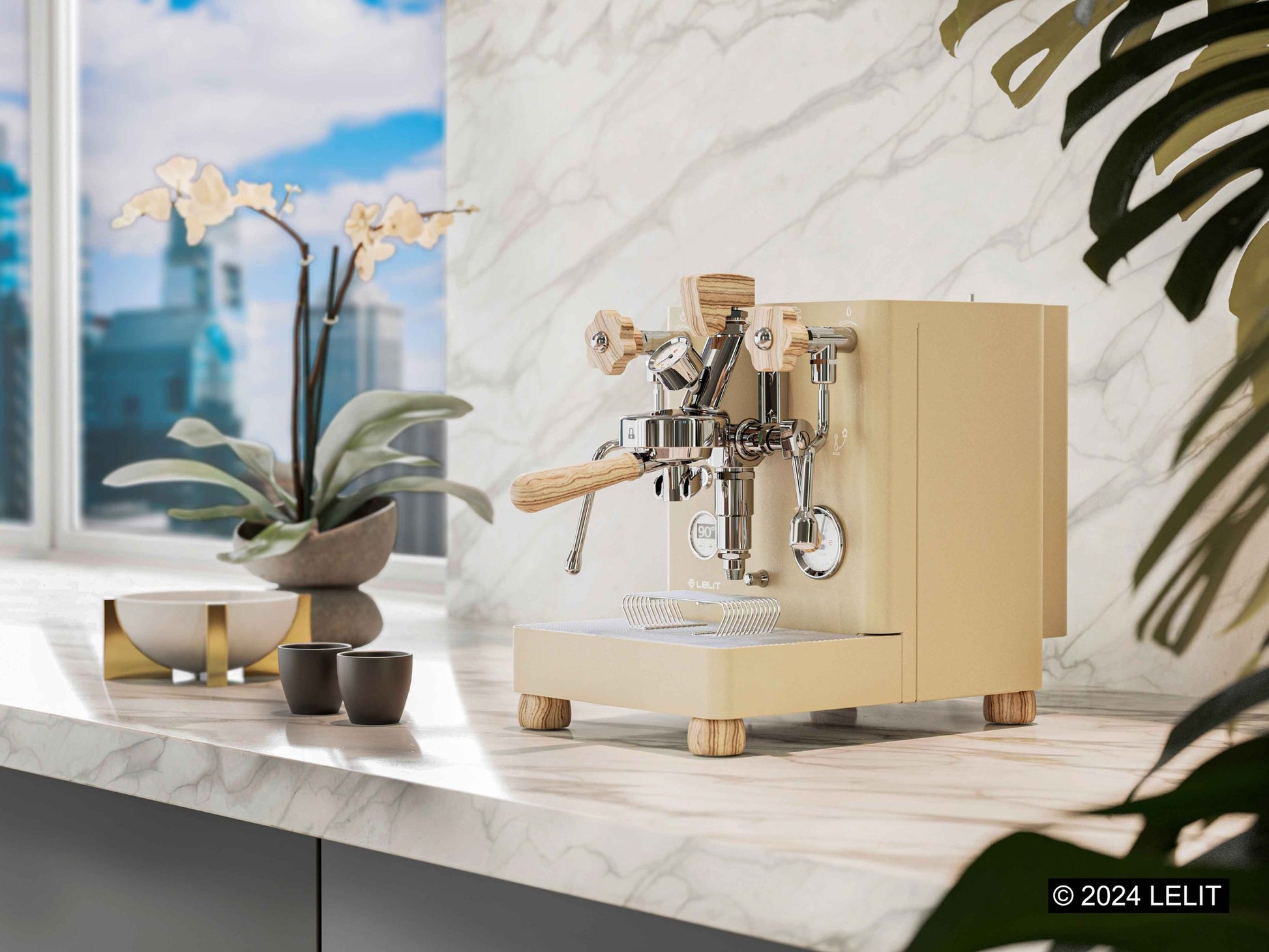 Lelit | Bianca V3 Cream PL162T-EUC_ Espresso Coffee Machine - Espresso Retro Hong Kong