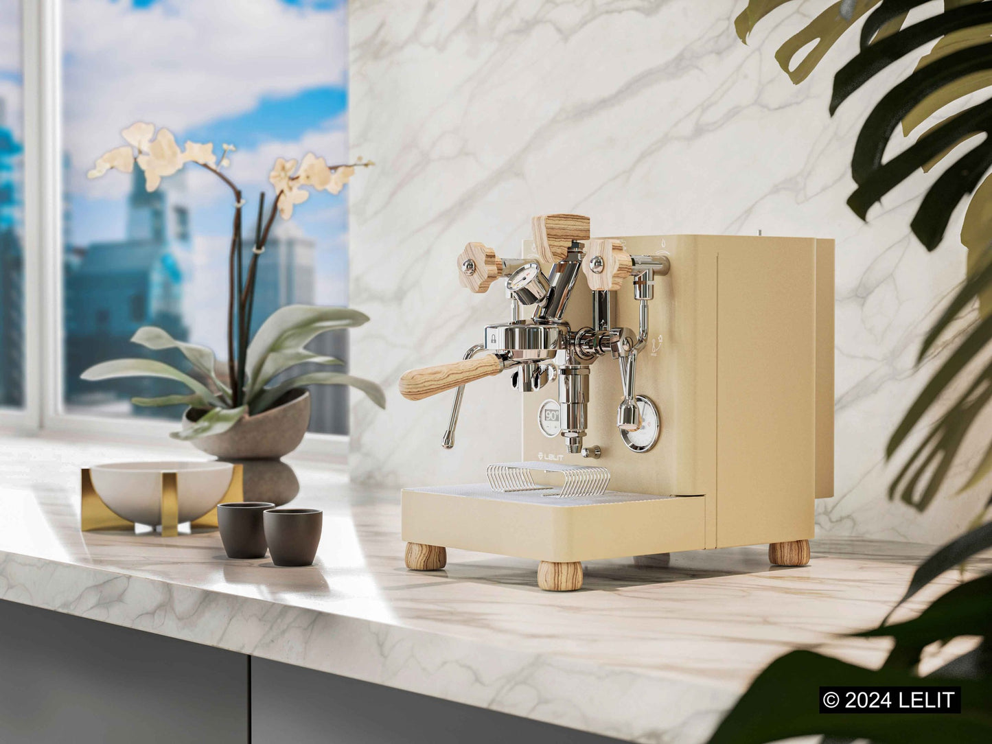 Lelit | Bianca V3 Cream PL162T-EUC_ Espresso Coffee Machine - Espresso Retro Hong Kong